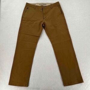 Dockers Chino Pants Mens 34x30 Beige Cotton Stretch Straight Fit Smart 360 Flex